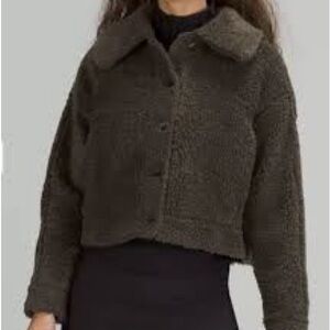 lululemon athletica Dark Brown Teddy Jacket